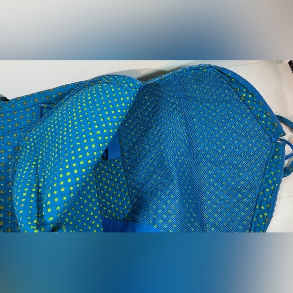 Garment Bag Blue Green Paisley Country French Provençal Quilted Hanging 26”X48” - Picture 7 of 14